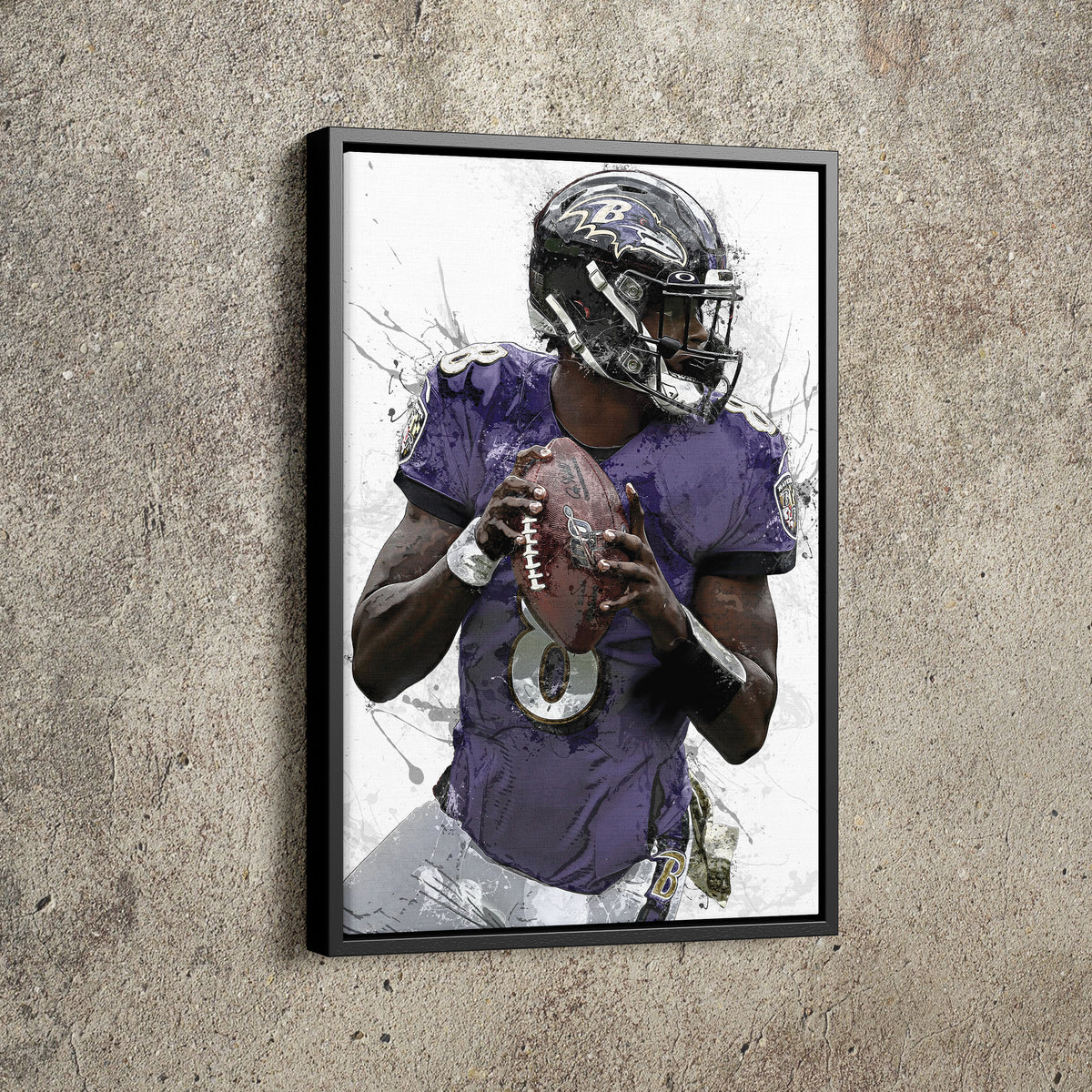 The Raven - Lamar Jackson - Vault - Paintings & Prints, Sports