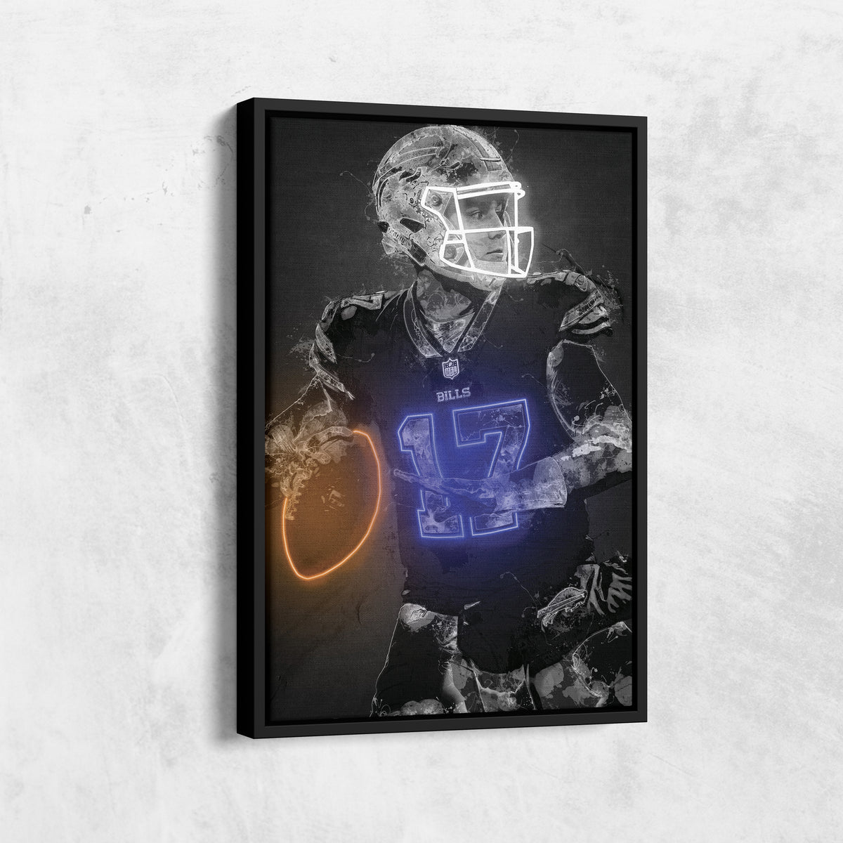 Josh Allen LED Neon Wall Art Acrylic