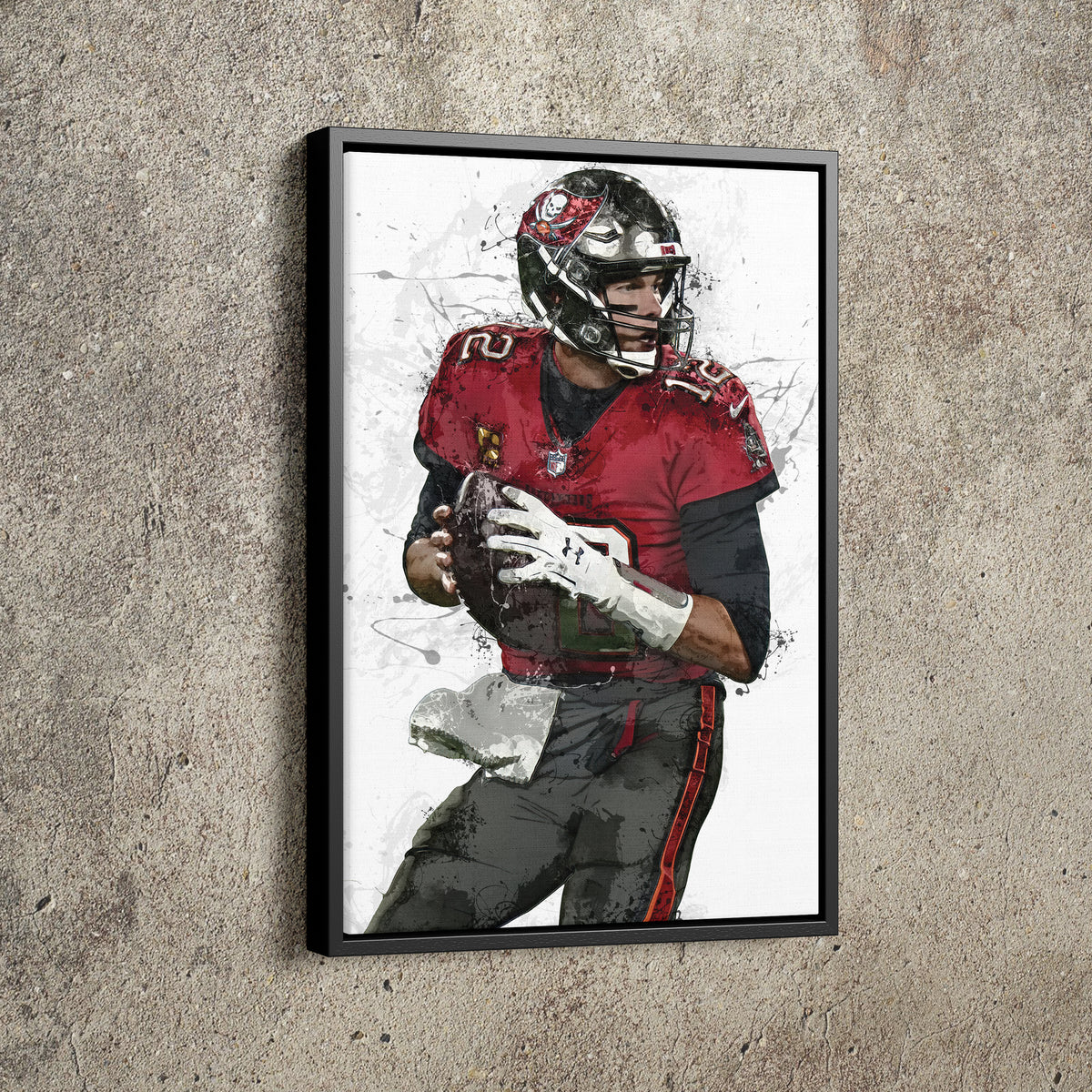 New Orleans Saints Vs Tampa Bay Buccaneers Tom Brady Playing The Game Home  Decor Poster Canvas - REVER LAVIE