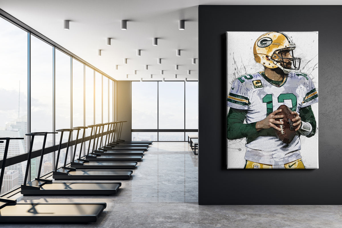 : Photo Art Print by PHOTOOH! ~ Aaron Rodgers (Packers) Autographed  Signed Wall Art Photo Posters Movies Star Celebrity Canvas Pictures for  Modern Home Office Art Decor Celebrities Prints Unframed Photograph RePrint