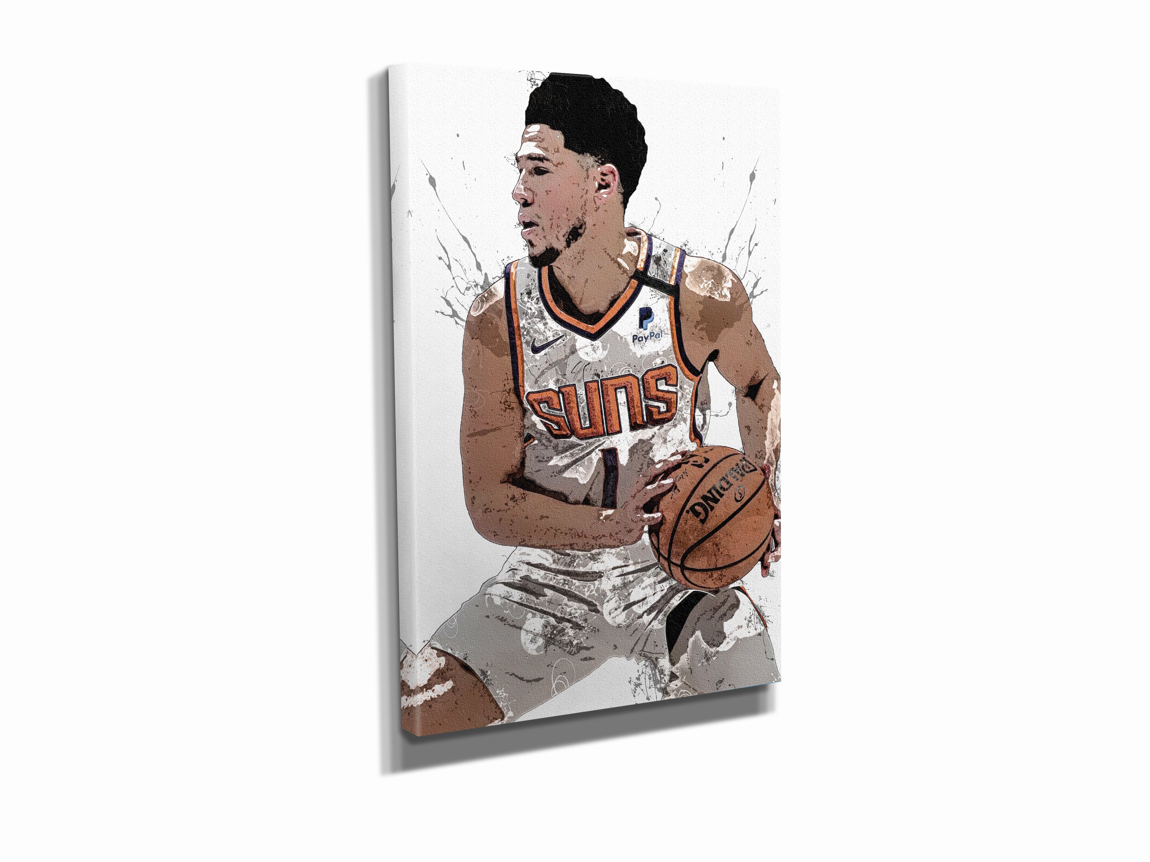  Devin Booker Basketball Art Posters 3 Canvas Poster Bedroom  Decor Sports Landscape Office Room Decor Gift Unframe:20x30inch(50x75cm):  Posters & Prints