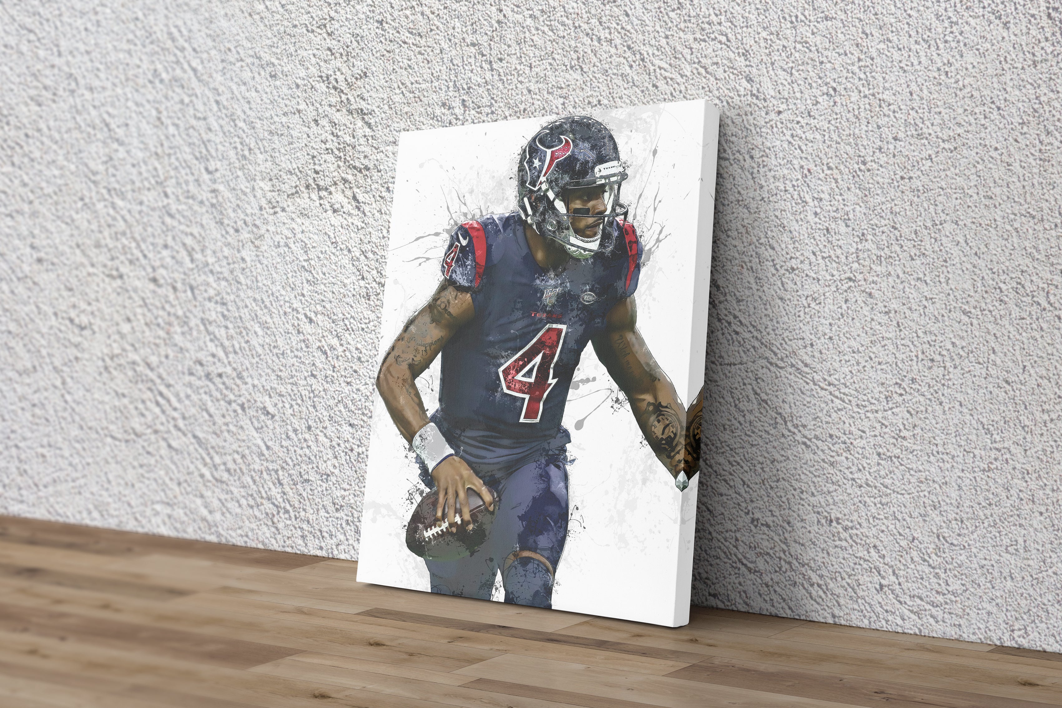 Deshaun Watson Poster Houston Texans Painting Football Hand Made