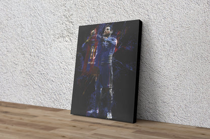 Lionel Messi Celebration Poster Soccer Player Barcelona Painting Hand Made Posters Canvas Print Kids Wall Art Man Cave Gift Home Decor