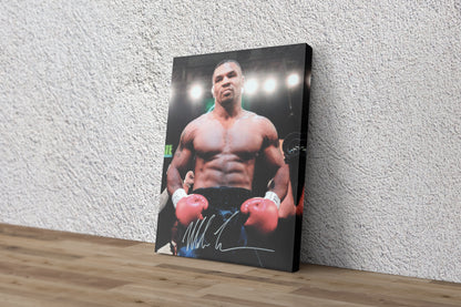 Mike Tyson Autographed Poster Boxing Hand Made Posters Canvas Print Wall Art Home Decor