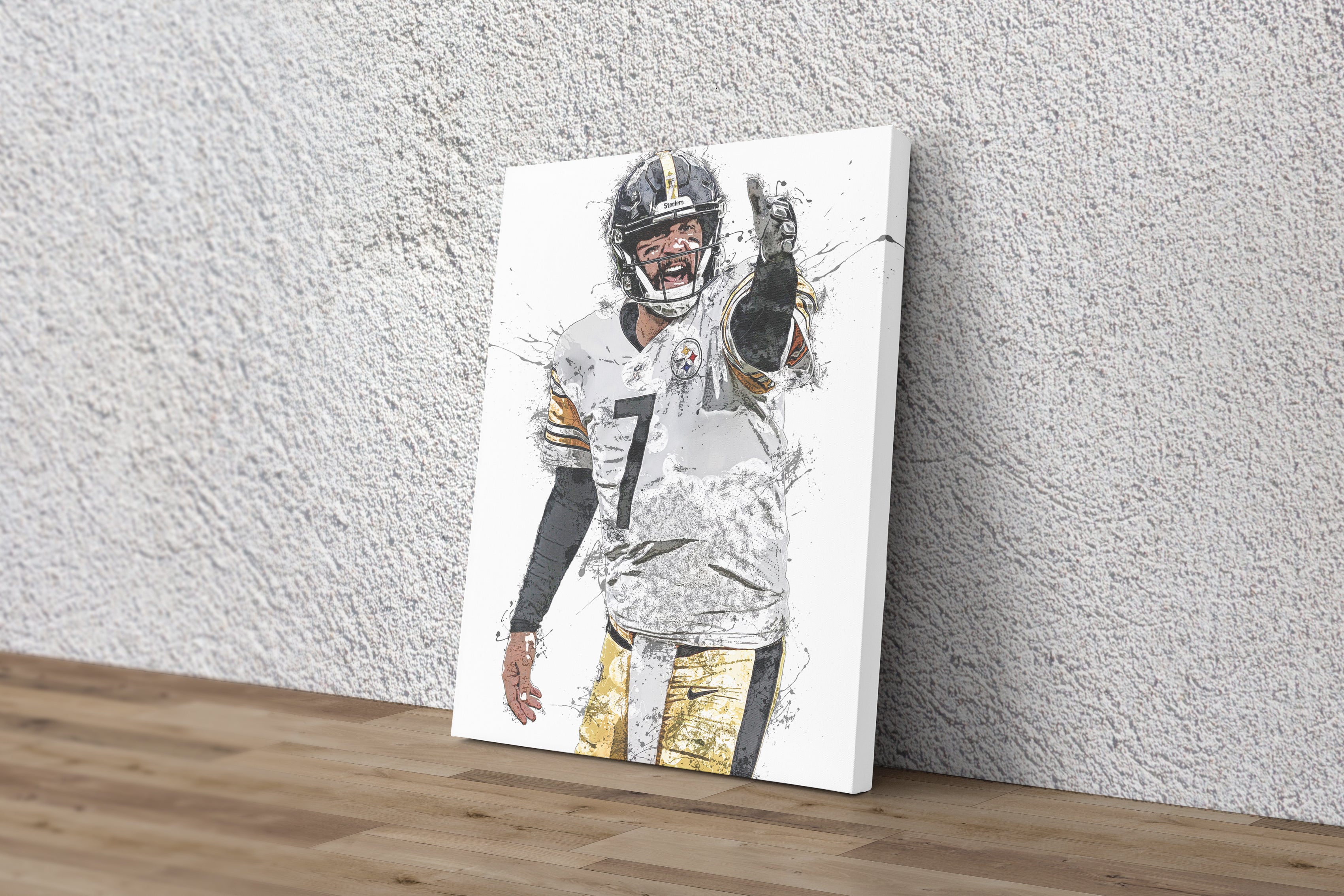 Ben Roethlisberger Jersey Poster for Sale by WalkDesigns