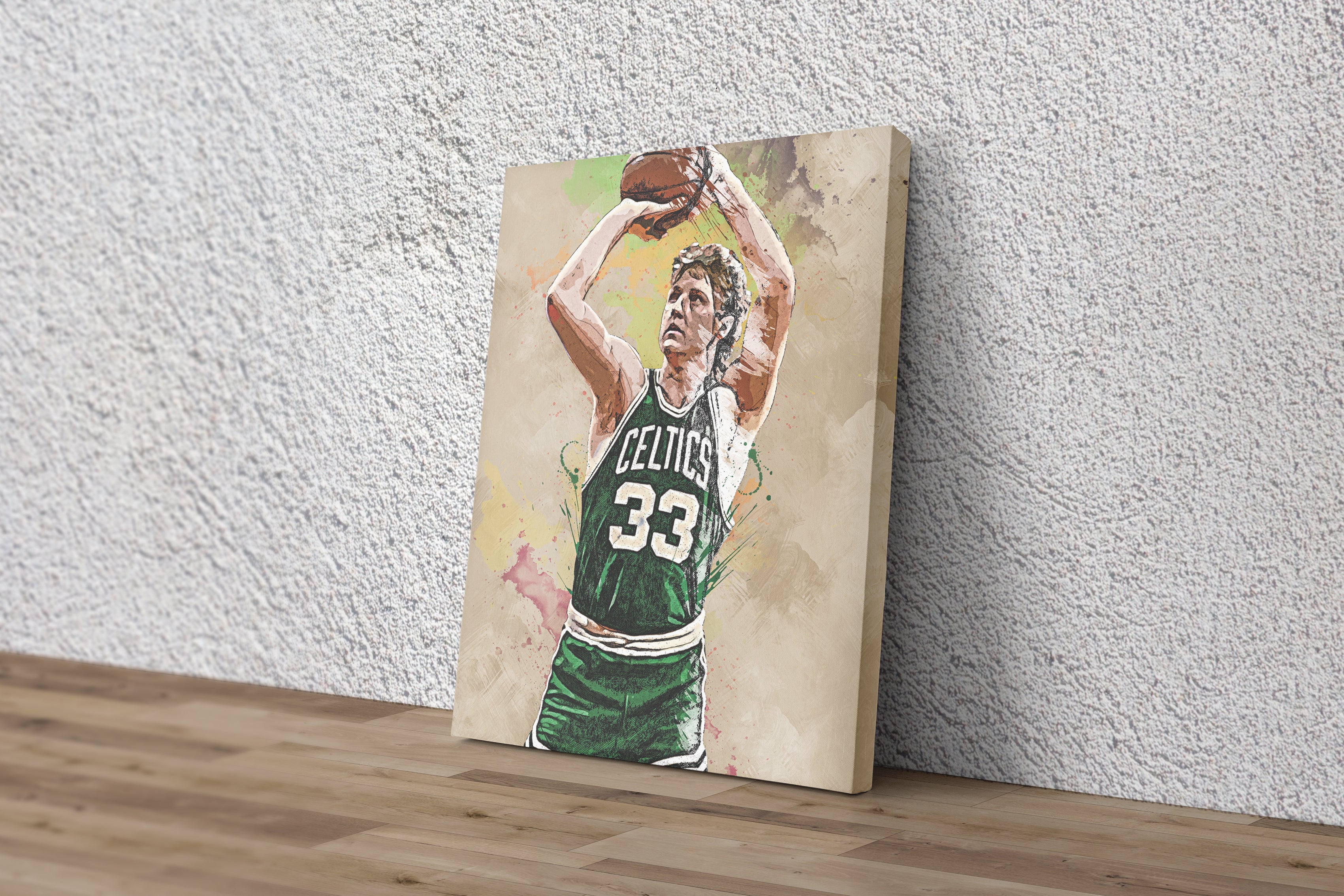  Larry Bird Poster Basketball Wall Art 1 Canvas Wall