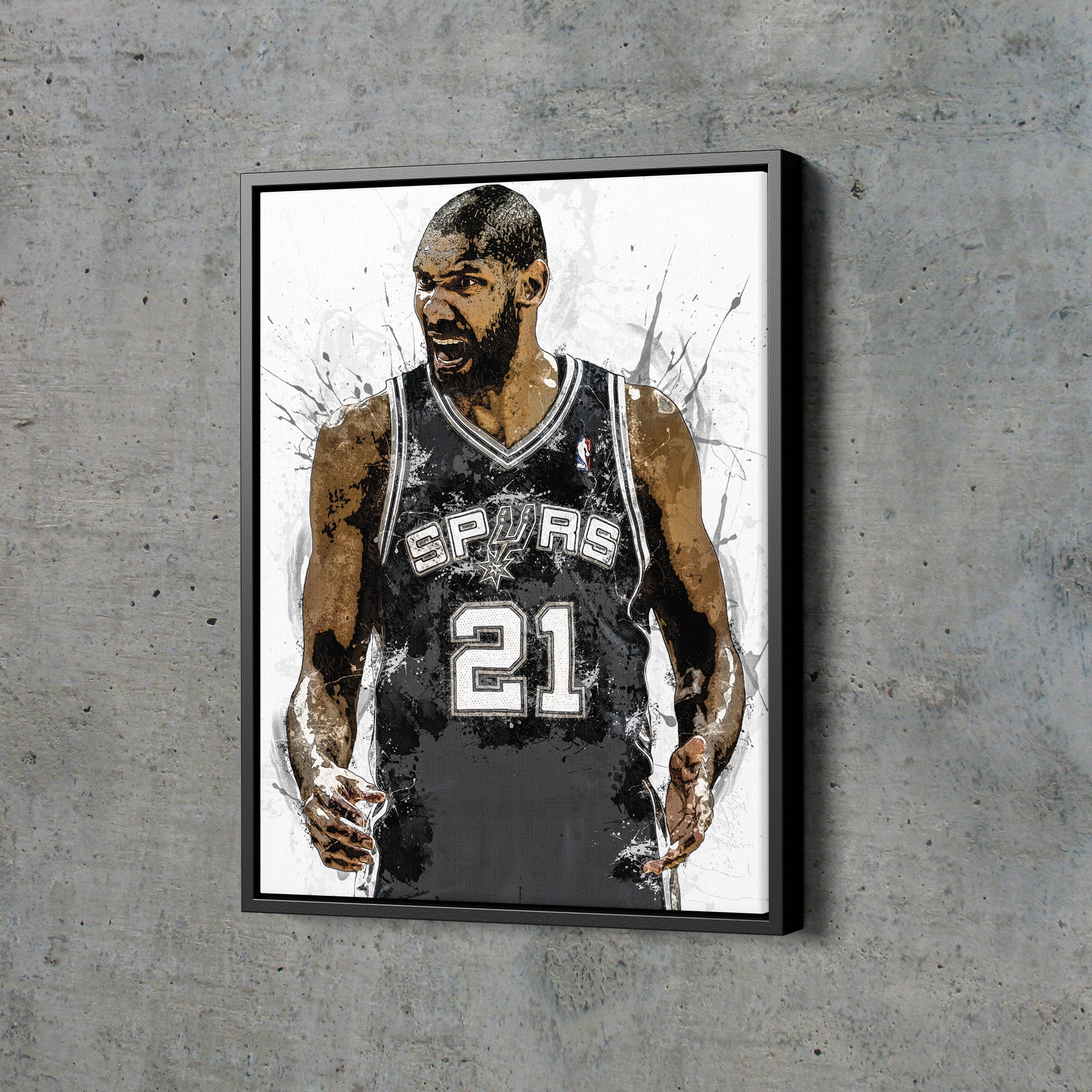 Digital File - San Antonio Spurs Jersey Personalized Jersey NBA Custom Name  and Number Canvas Wall Art Home Decor Man Cave Gift