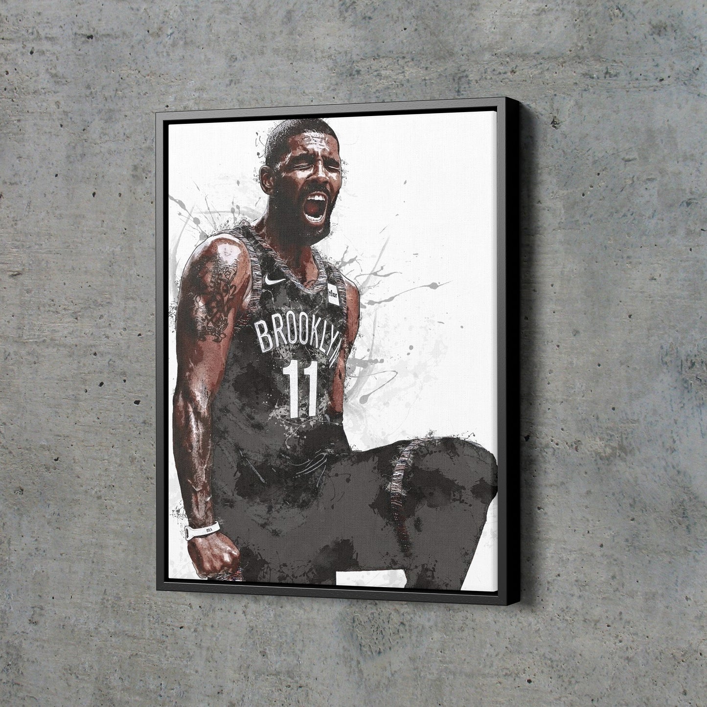 Kyrie Irving Poster Brooklyn Nets  Basketball Hand Made Posters Canvas Print Kids Wall Art Man Cave Gift Home Decor