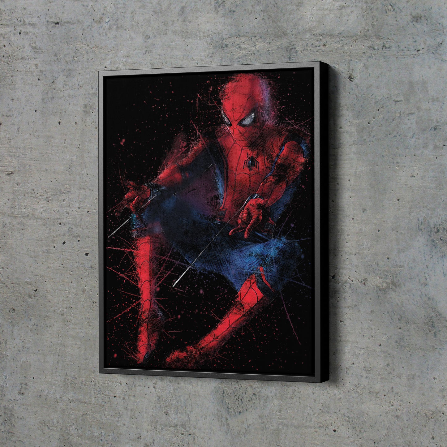 Spiderman Poster Marvel Comics Painting  Posters Canvas Print Wall Art Home Decor