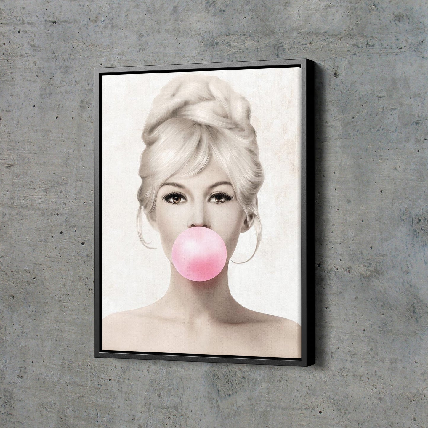 Brigitte Bardot Gum Poster Actress Singer Hand Made Posters Canvas Print Wall Art Home Decor