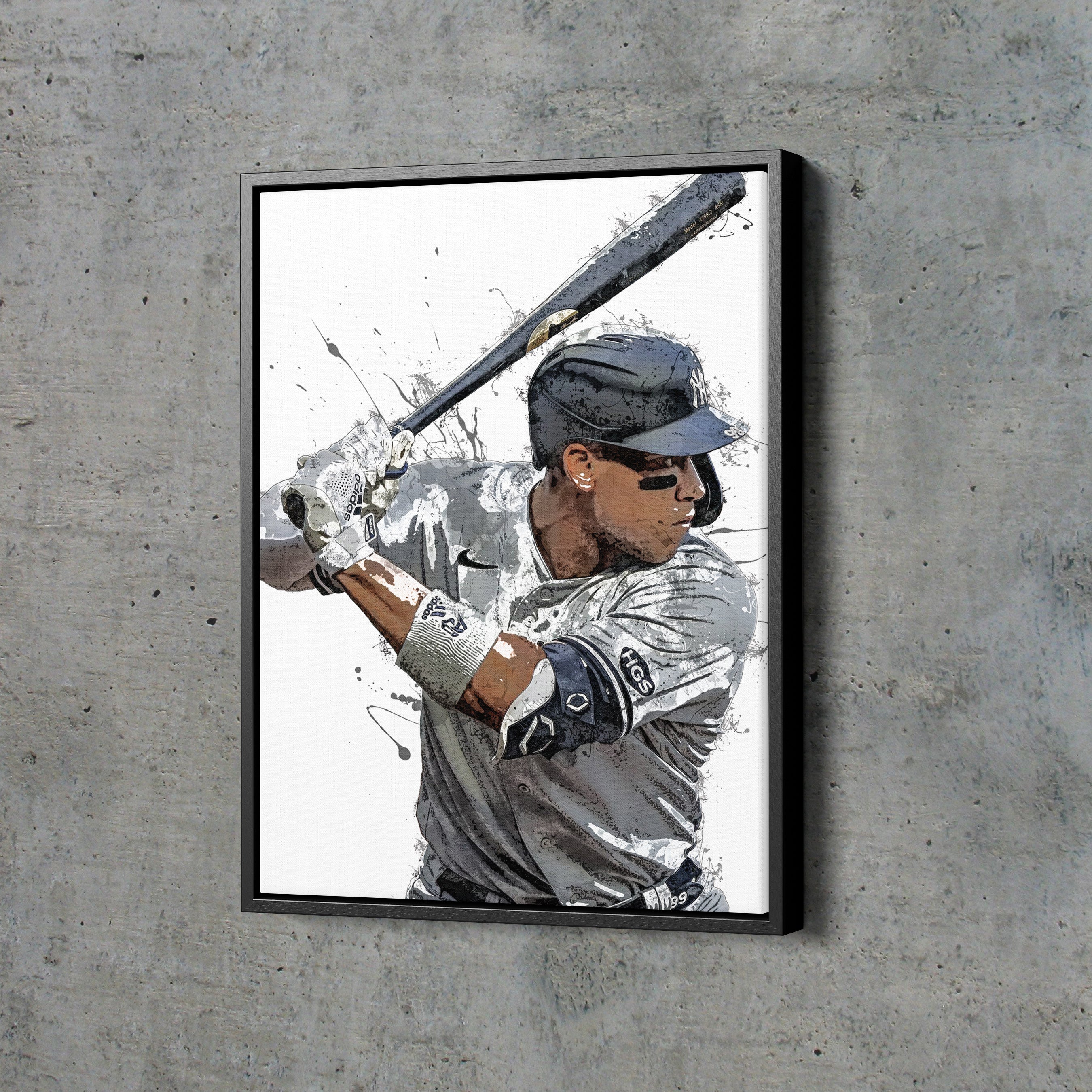  Aaron Judge Baseball Player Poster 18 Wall Art Poster Scroll  Canvas Painting Picture Living Room Decor Home Framed/Unframed  08x12inch(20x30cm): Posters & Prints