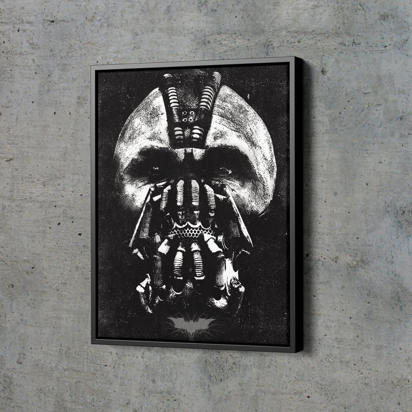 Bane The Dark Knight Rises Poster Batman Joker Movie Hand Made Posters Canvas Framed Print Wall Art Home Kids Decor