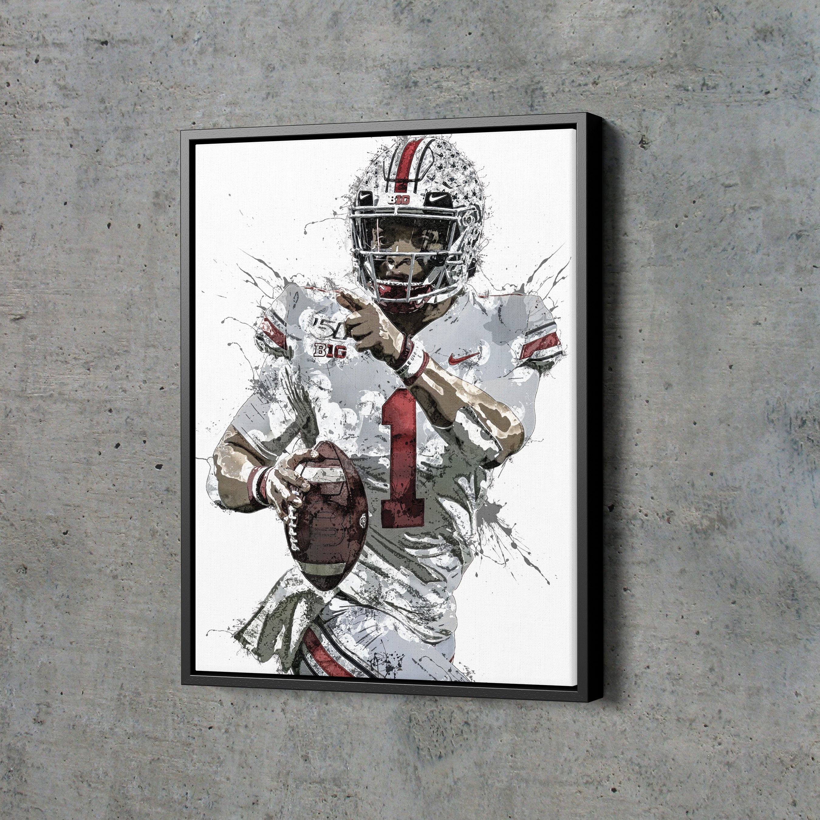 Justin Fields Football Team Poster for Sale by idryssespanat