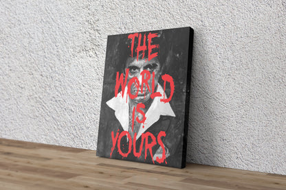 Scarface Tony Montana Poster Movie Hand Made Posters Canvas Print Wall Art Home Decor