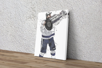 Victor Hedman Poster Stanley Cup Tampa Bay Lightning Ice hockey Hand Made Posters Canvas Print Kids Wall Art Man Cave Gift Home Decor