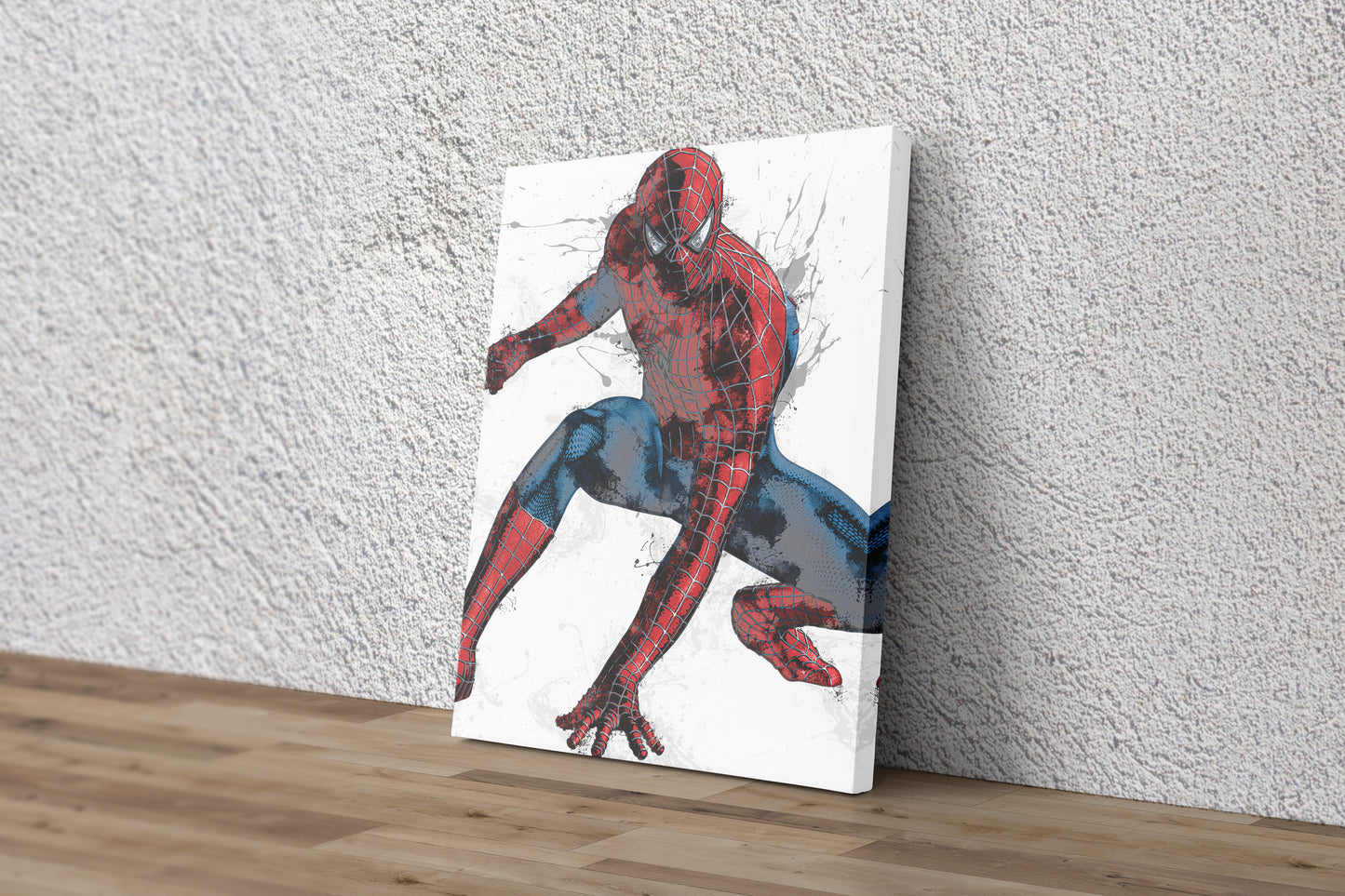 Spiderman Poster Marvel Superhero Comics Painting Hand Made Posters Canvas Print Kids Wall Art Man Cave Gift Home Decor