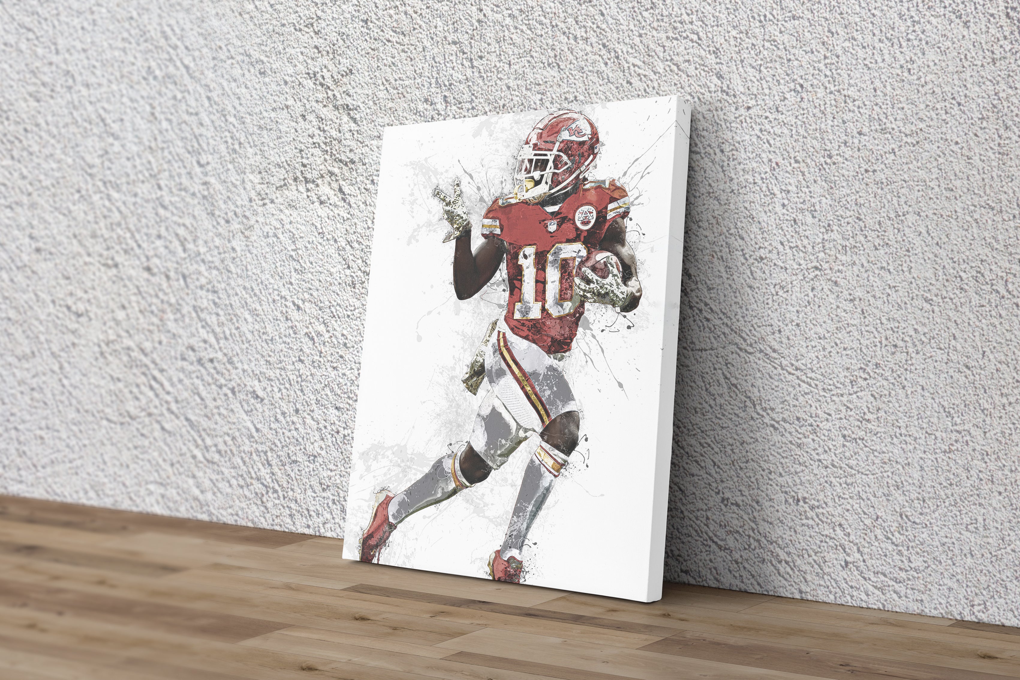 Tyreek Hill Kansas City Chiefs Football Art Illustrated 