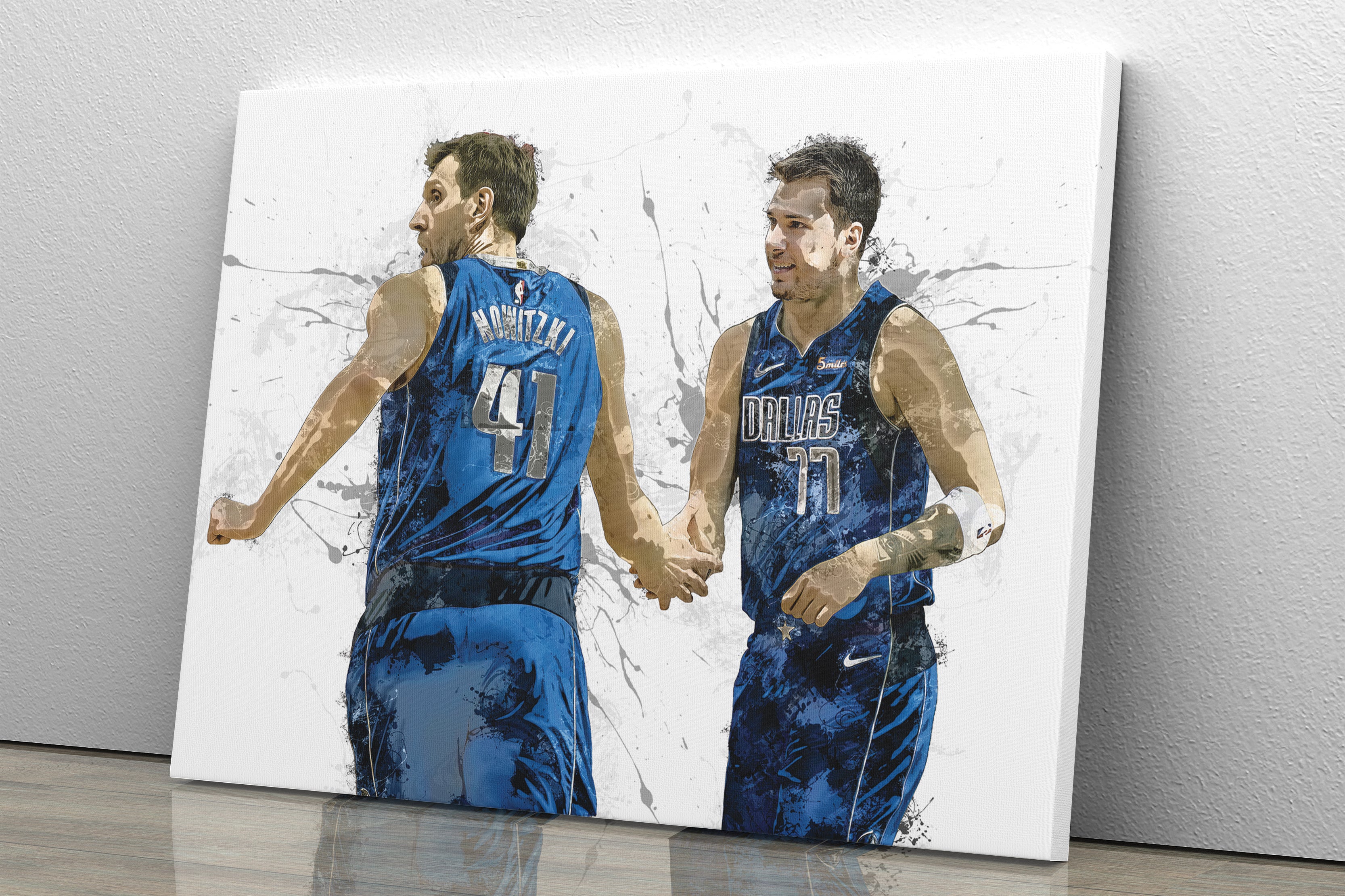 Luka Doncic jersey Art Board Print for Sale by athleteart20