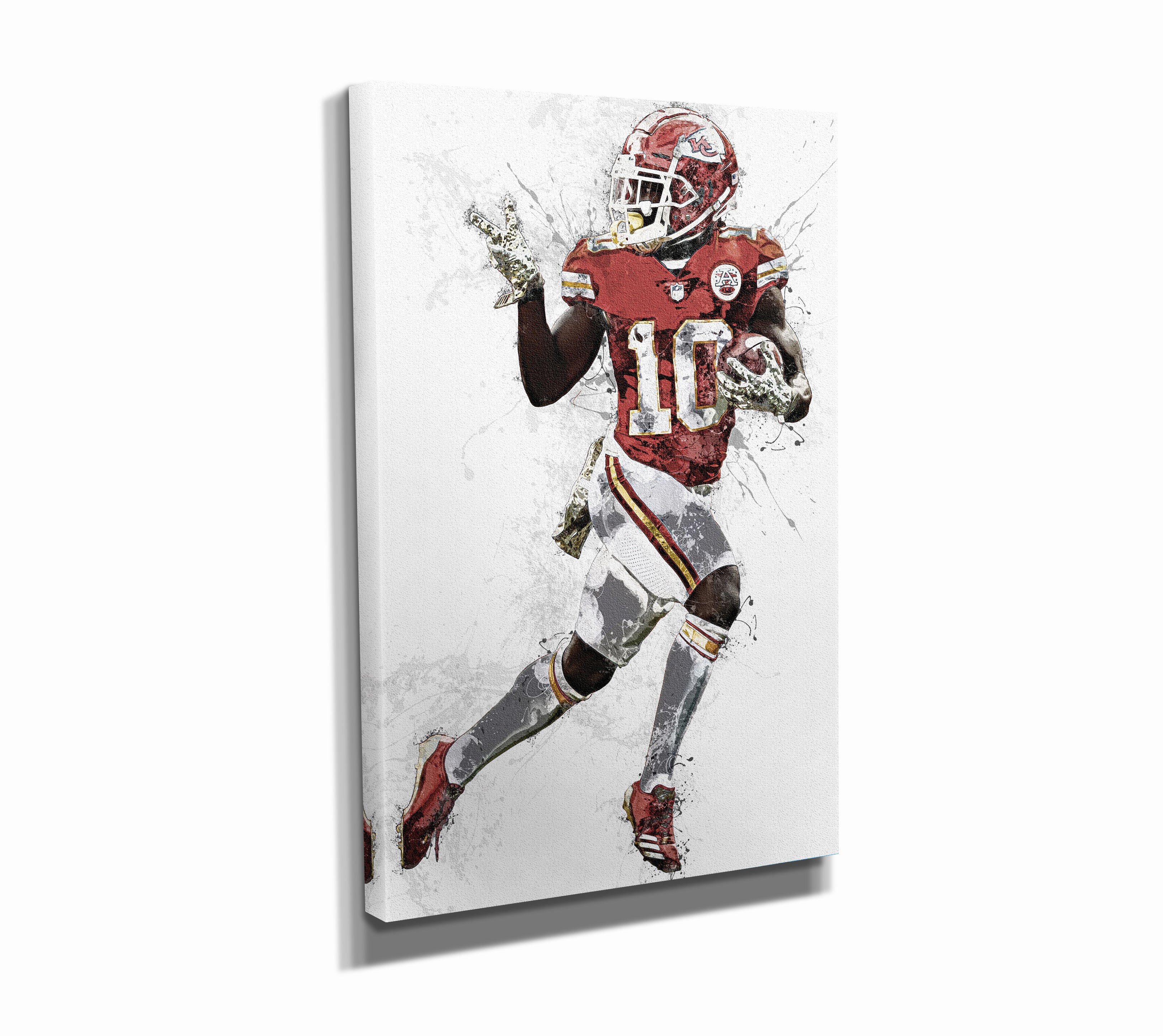 Tyreek Hill Kansas City Chiefs Poster Wall Art Sports 