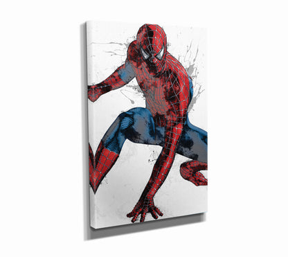 Spiderman Poster Marvel Superhero Comics Painting Hand Made Posters Canvas Print Kids Wall Art Man Cave Gift Home Decor