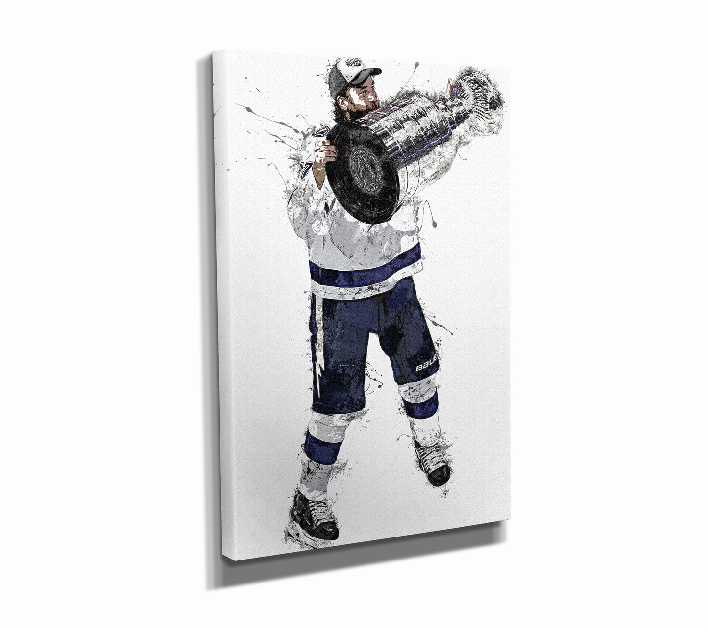 Victor Hedman Poster Stanley Cup Tampa Bay Lightning Ice hockey Hand Made Posters Canvas Print Kids Wall Art Man Cave Gift Home Decor