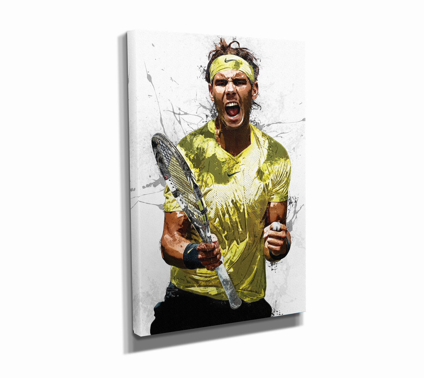 Rafael Nadal Poster Tennis player  Hand Made Posters Canvas Print Kids Wall Art Man Cave Gift Home Decor