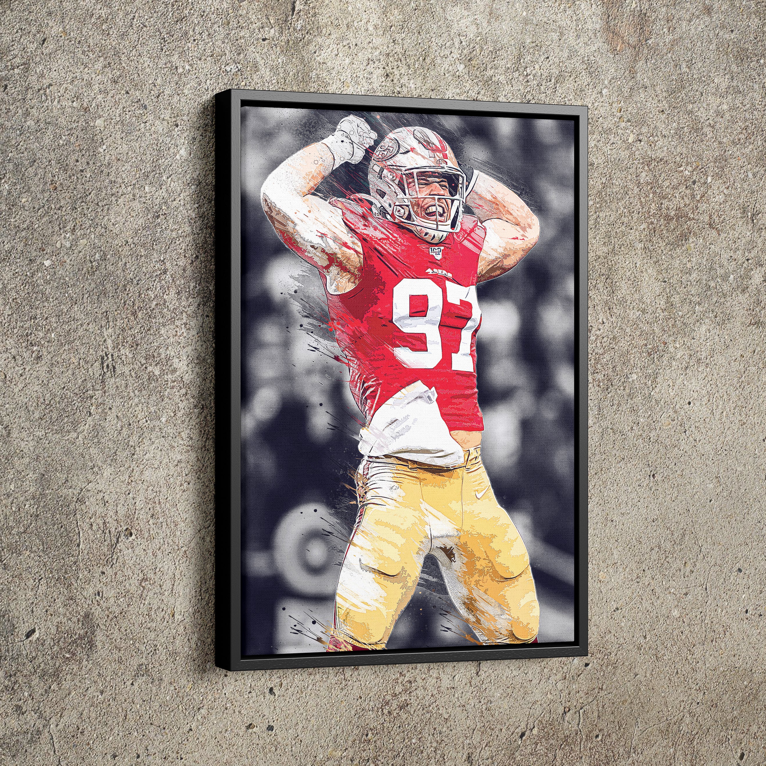 Personalized Custom Name And Number Nfl San Francisco 49Ers Bosa