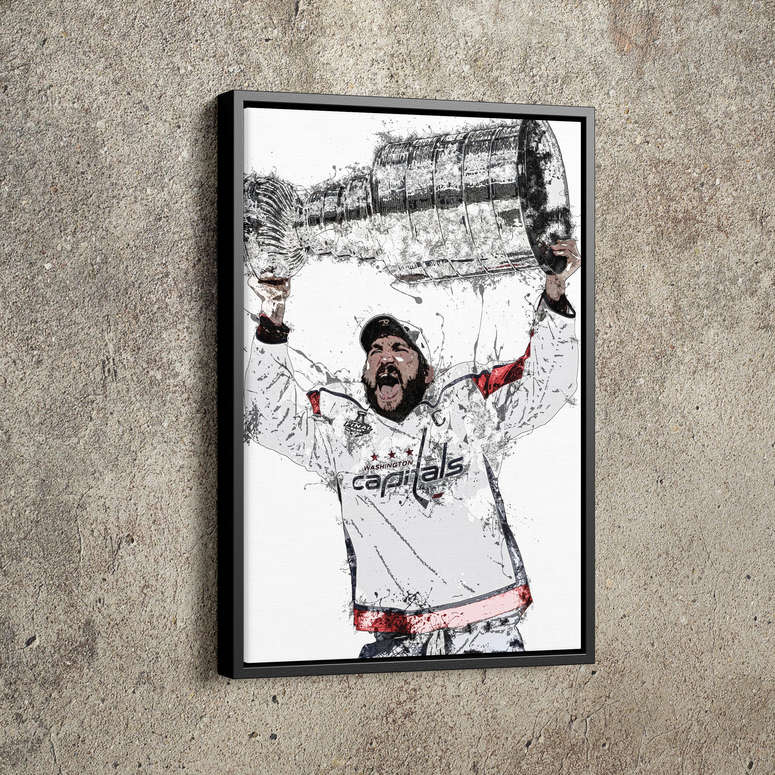 Alex Ovechkin Stanley Cup Painting