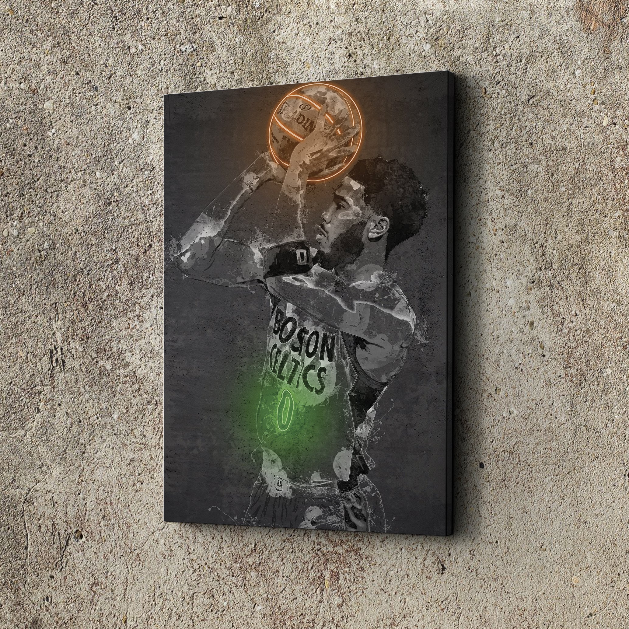 Boston Area Celtics Print Boston Celtics Gifts for Men and 