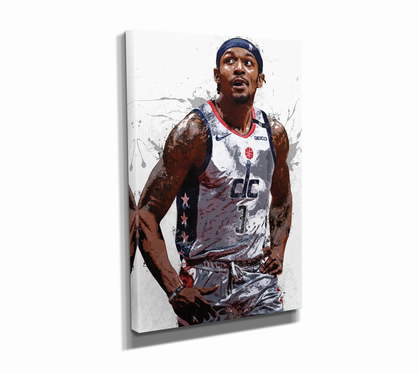 Bradley Beal Poster Washington Wizards Basketball Painting Hand Made Posters Canvas Print Wall Kids Art Man Cave Gift Home Decor