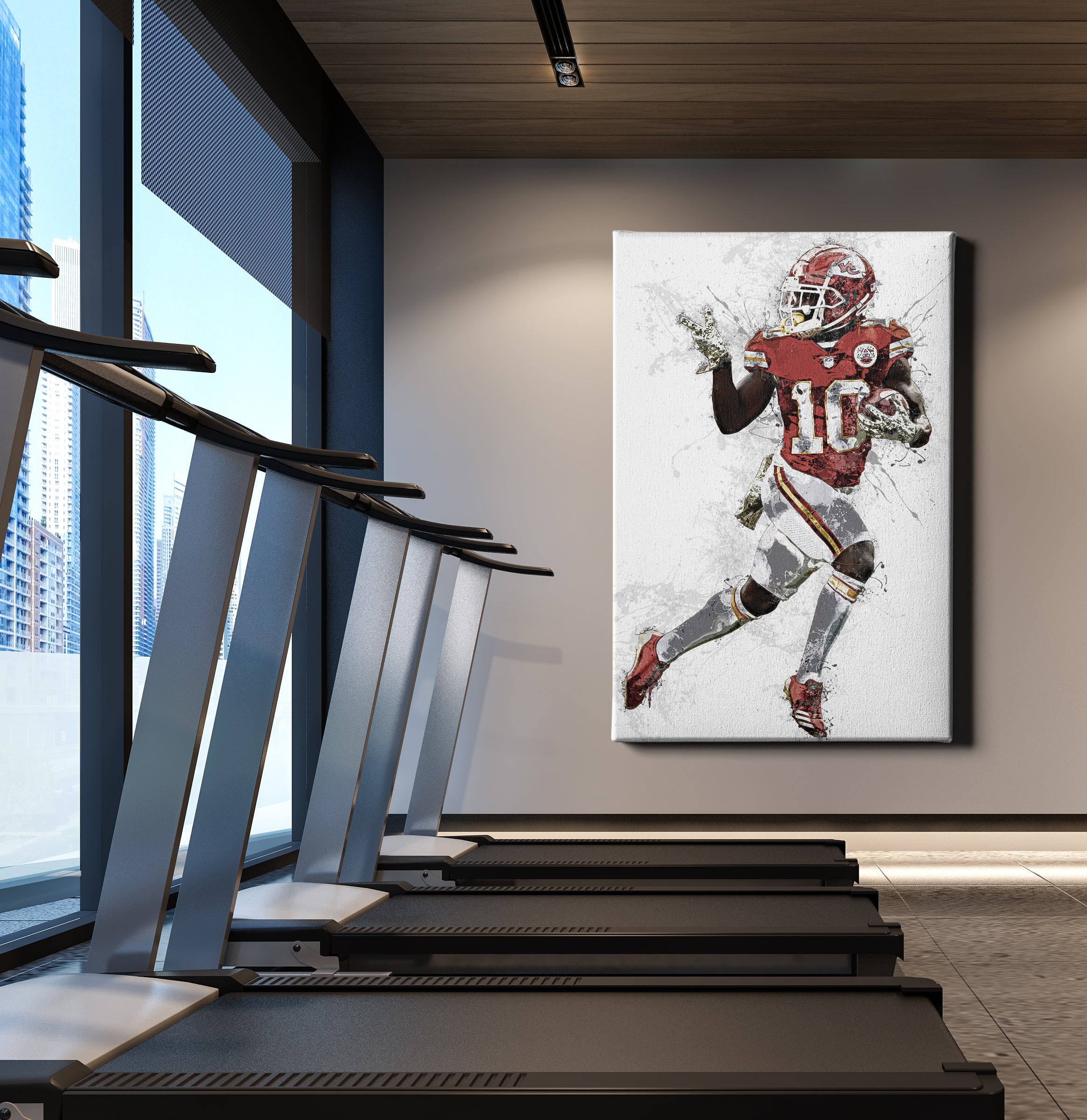 Man Cave Decor Sports Canvas Wall Art - 5 Piece Stadium Football Poster  Pictures