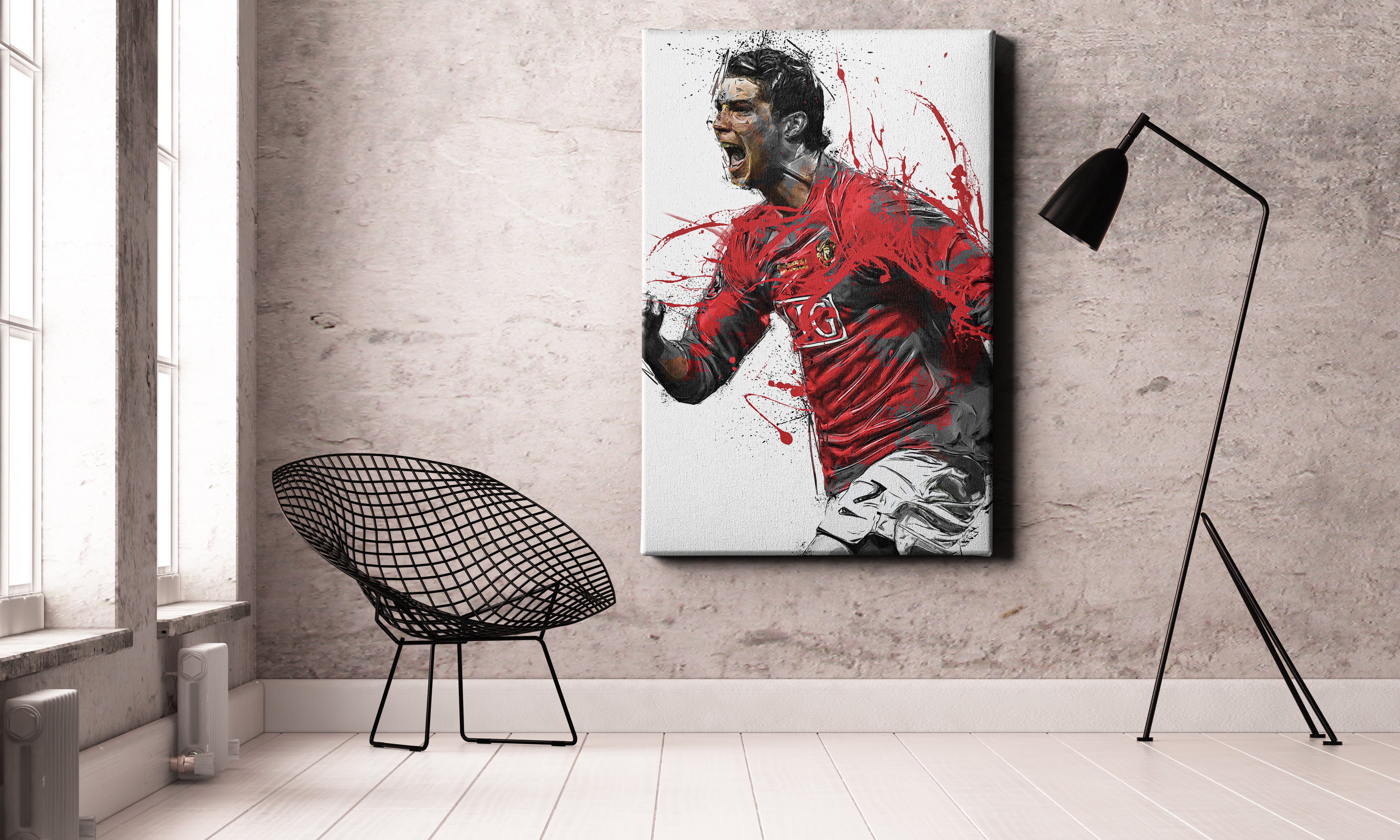 Soccer Poster, Cristiano Ronaldo Poster, Portugal