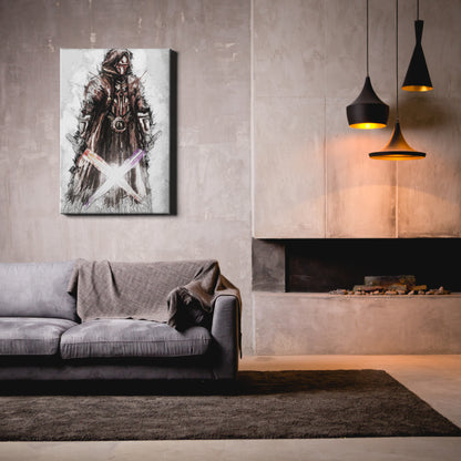 Darth Revan Poster Star Wars Painting Hand Made Posters Canvas Print Kids Wall Art Man Cave Gift Home Decor