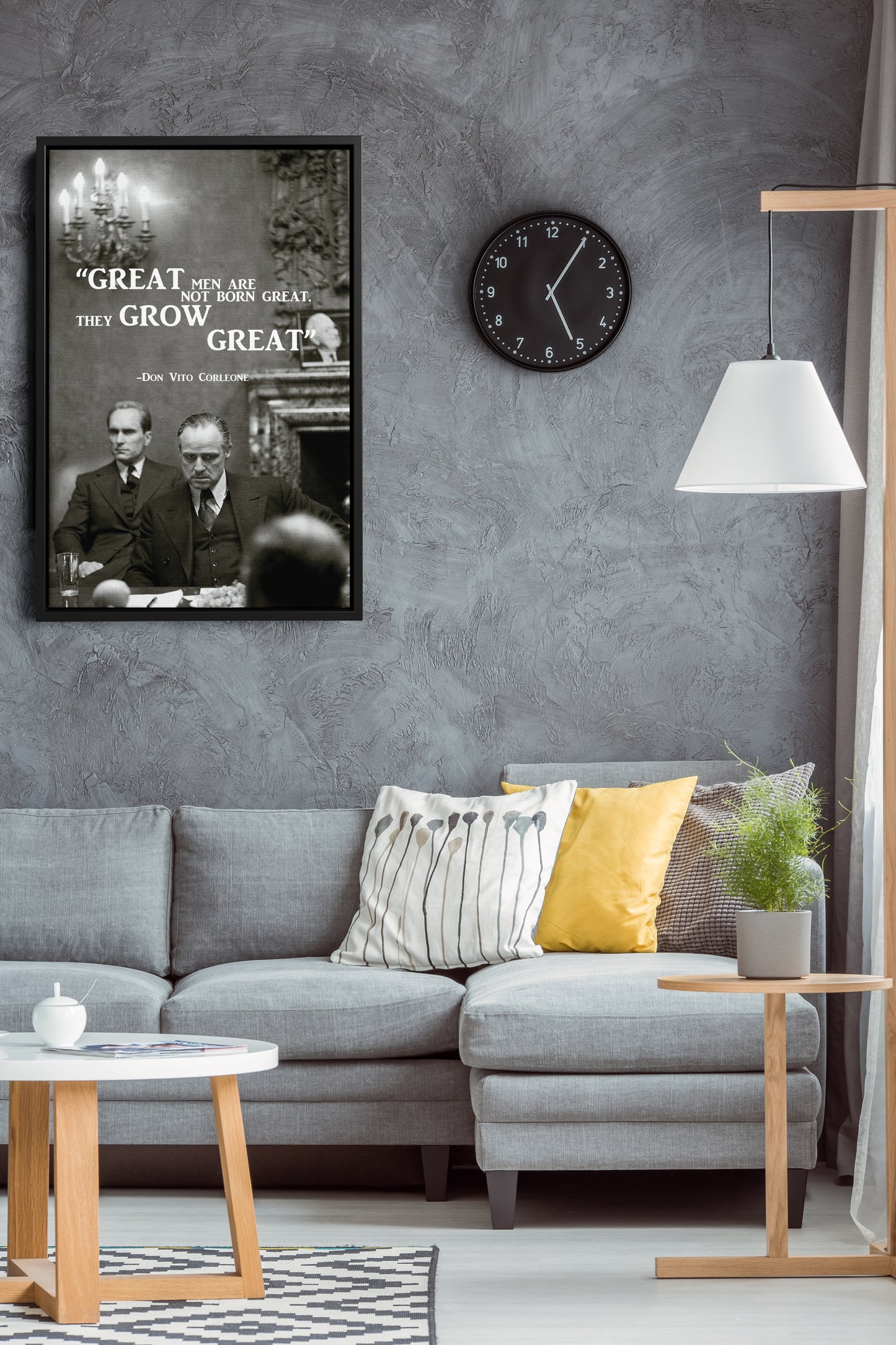 The Godfather Poster Don Vito Corleone Quote Hand Made Posters Canvas Print Wall Art Home Decor