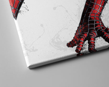 Spiderman Poster Marvel Superhero Comics Painting Hand Made Posters Canvas Print Kids Wall Art Man Cave Gift Home Decor