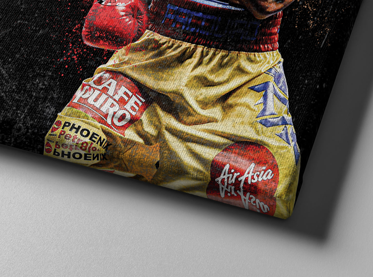 Floyd Mayweather Vs Manny Pacquiao Poster Boxing Hand Made Posters Canvas Print Wall Art Home Man Cave Gift Decor