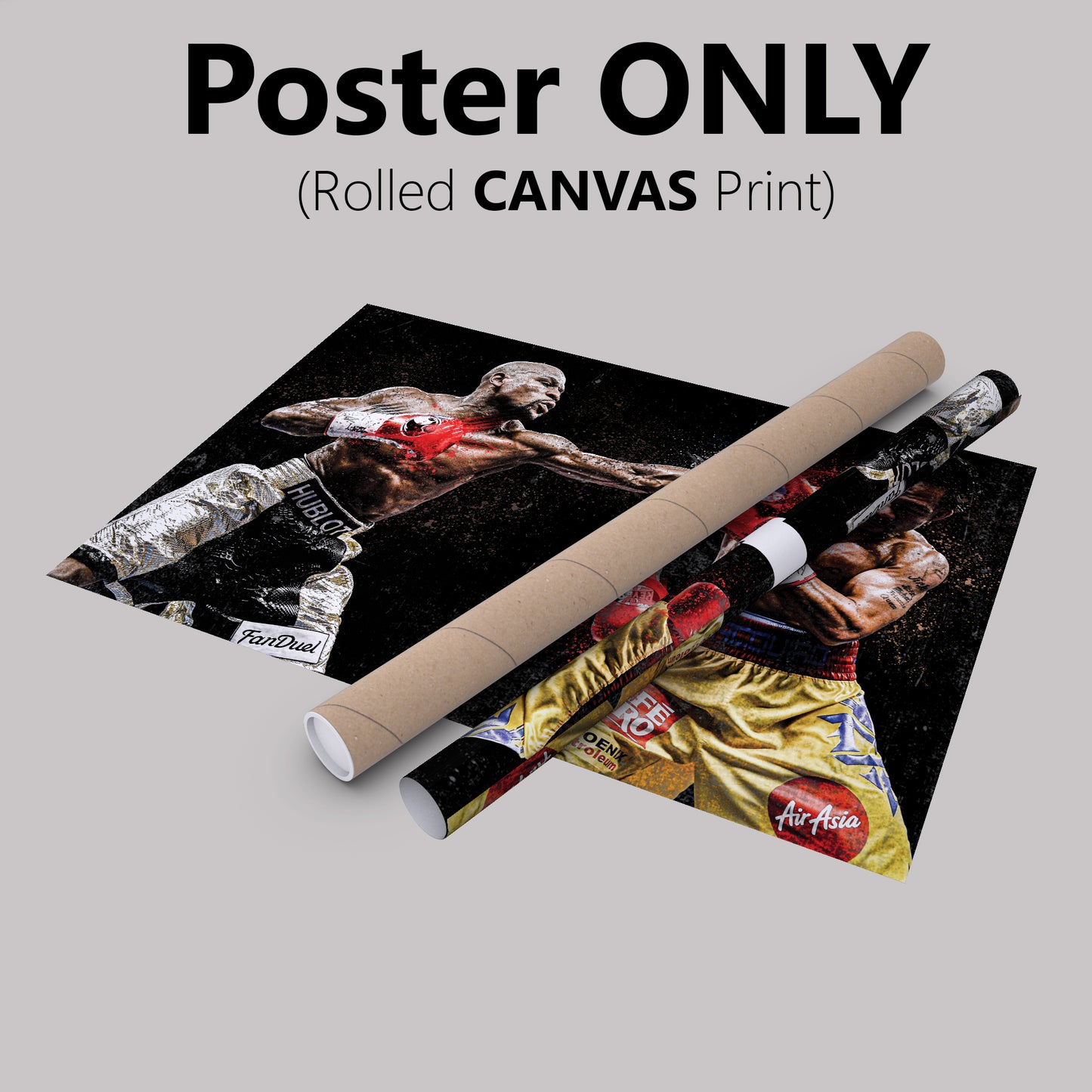 Floyd Mayweather Vs Manny Pacquiao Poster Boxing Hand Made Posters Canvas Print Wall Art Home Man Cave Gift Decor