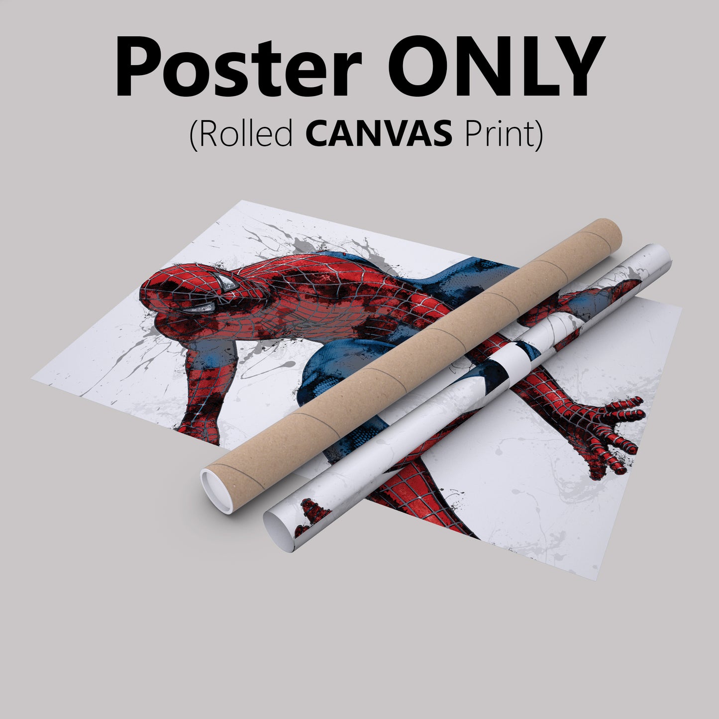 Spiderman Poster Marvel Superhero Comics Painting Hand Made Posters Canvas Print Kids Wall Art Man Cave Gift Home Decor